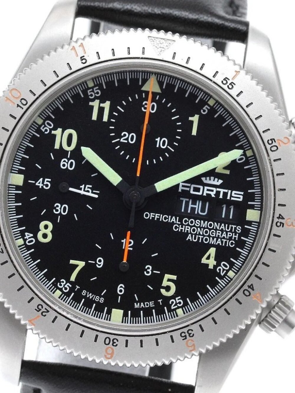 FORTIS Cosmonaut Official Cosmonaut 632.22.141 black Dial Automatic Men's_965798